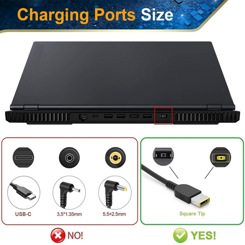 
                            Lader til Lenovo 170W 20V 8.5A Slim Tip (20V, 8.5A, 170W, Slim Tip)                            
                            