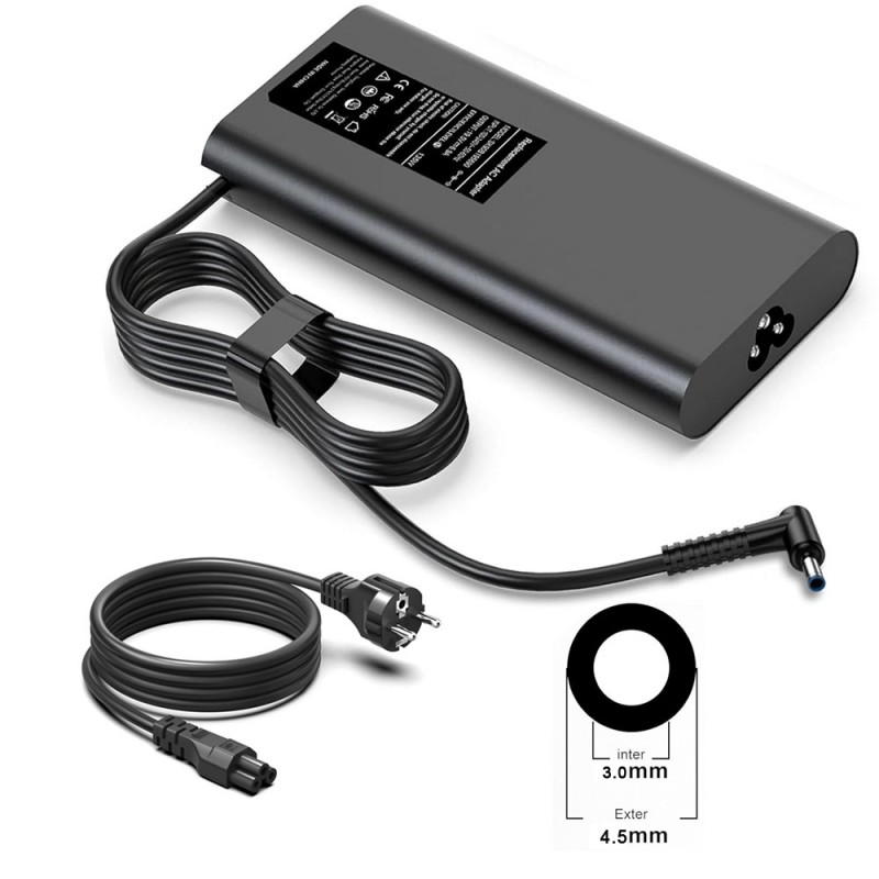 Lader til Hp Spectre X360 15-DF0011TX (19.5V, 6.9A, 135W, 4.5mm*3.0mm)
Lader til Hp Spectre X360 15-DF0011TX (19.5V, 6.9A, 135W, 4.5mm*3.0mm)