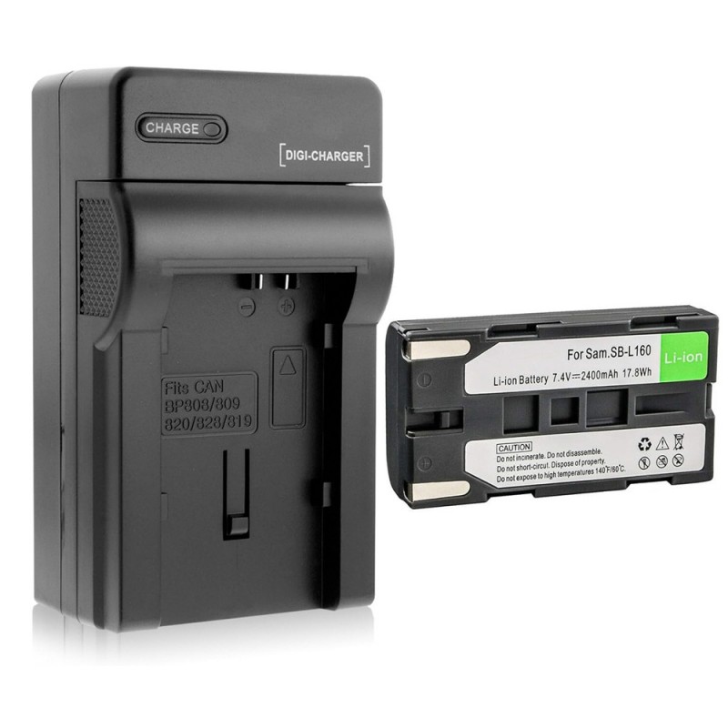                             Batteri til Samsung SC-W70 (7.4V, 2400mAh) 1 Batteri + 1 Lader                             
                                                        
                            
