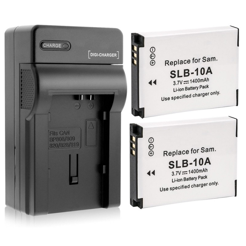                             Batteri til Samsung Digimax ES63 (3.7V, 1400mAh) 2 Batteri + 1 Lader                             
                                                        
                            