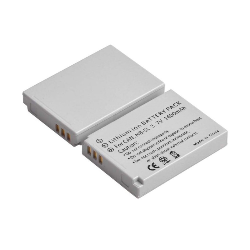                             Batteri til Canon Digital IXUS 950 IS (3.7V, 1400mAh) 2 Batteri + 1 Lader                             
                                                        
                            