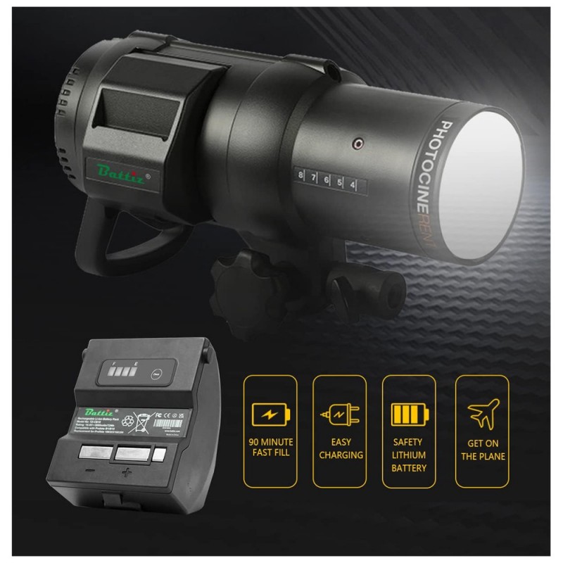                             Batteri til Profoto B1 (14.4V, 5000mAh)                            
                                                        
                            