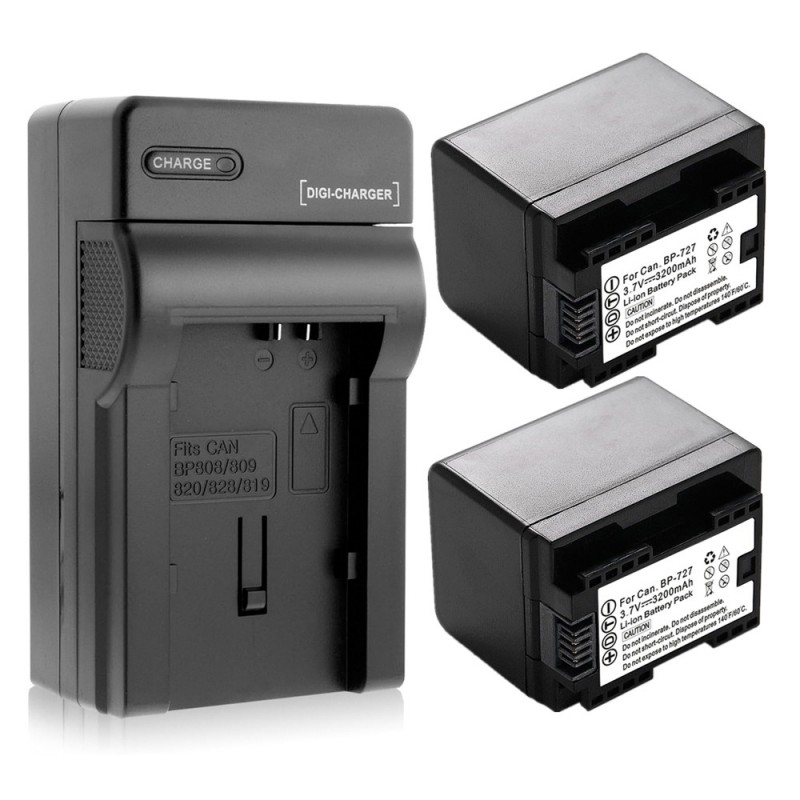 Batteri til Canon LEGRIA HF R48 (3.6V, 3200mAh, 2 Batteri + 1 Lader)
Batteri til Canon LEGRIA HF R48 (3.6V, 3200mAh, 2 Batteri + 1 Lader)