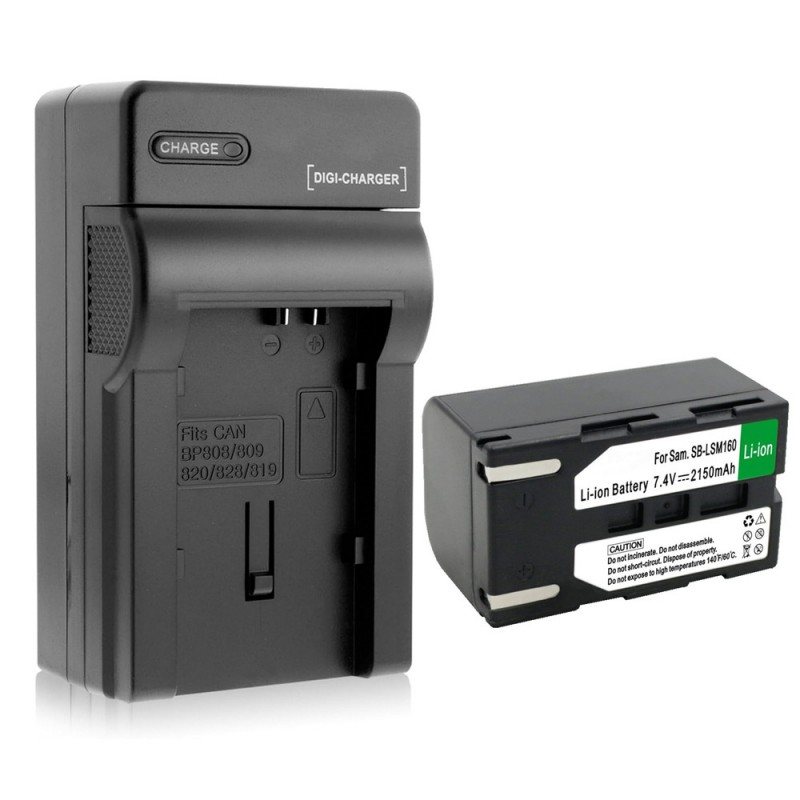                             Batteri til Samsung VP-DC171Bi (7.4V, 2150mAh) 1 Batteri + 1 Lader                             
                                                        
                            