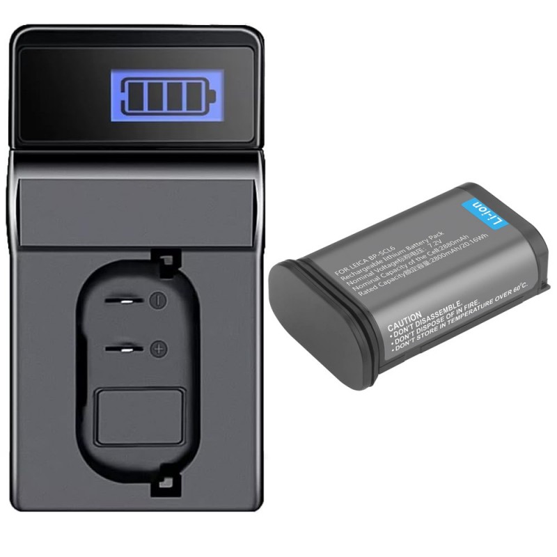                             Batteri til Leica BPSCL6 (7.2V, 2880mAh) 1 Batteri + 1 Lader                             
                                                        
                            