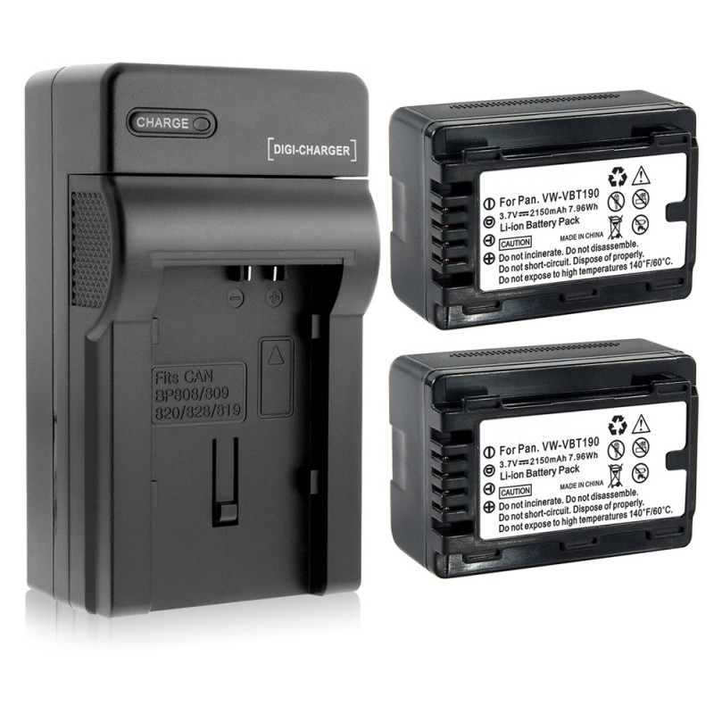 Batteri til Panasonic HC-770EB (7.2V, 2150mAh, 2 Batteri + 1 Lader)
Batteri til Panasonic HC-770EB (7.2V, 2150mAh, 2 Batteri + 1 Lader)