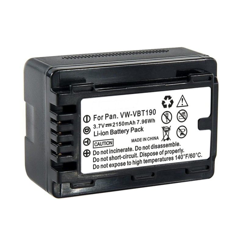                             Batteri til Panasonic VBK360 (7.2V, 2150mAh) 2 Batteri + 1 Lader                             
                                                        
                            