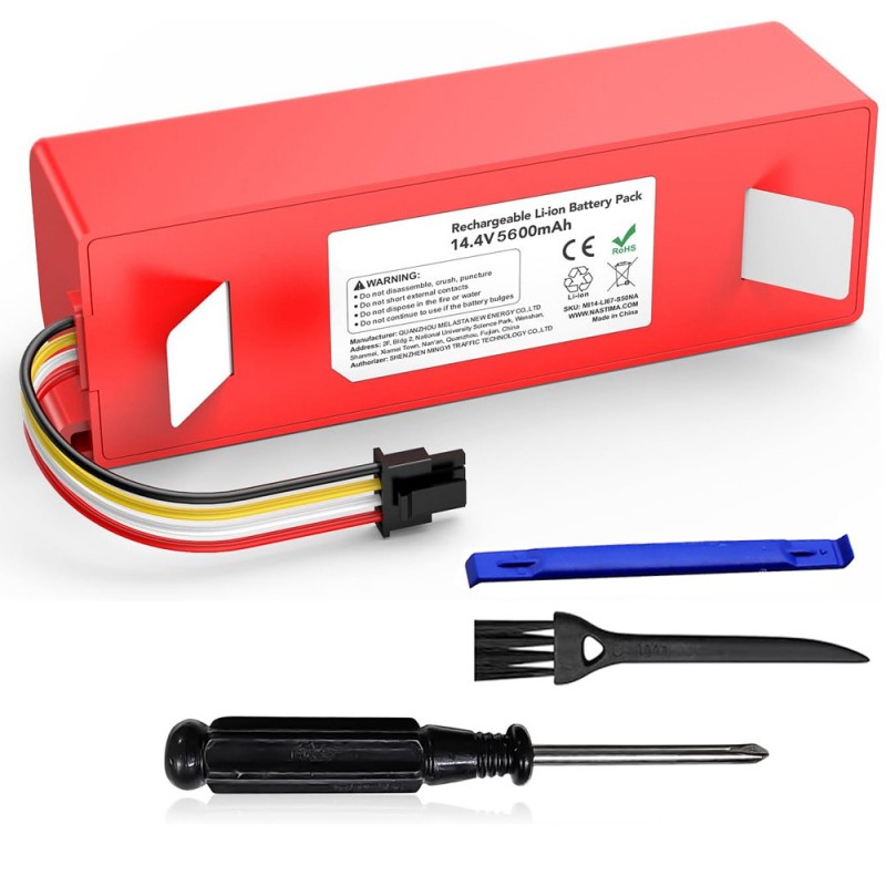 Batteri til Xiaomi BRR-1P4S-2600S (14.4V, 5600mAh)
Batteri til Xiaomi BRR-1P4S-2600S (14.4V, 5600mAh)