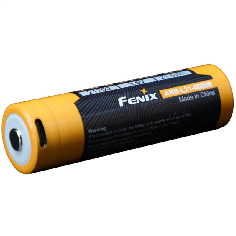 
                                                        
                                                        Batteri til FENIX ARB-L21-6000B 21700 USB-C 3.6V 6000mAh
                            