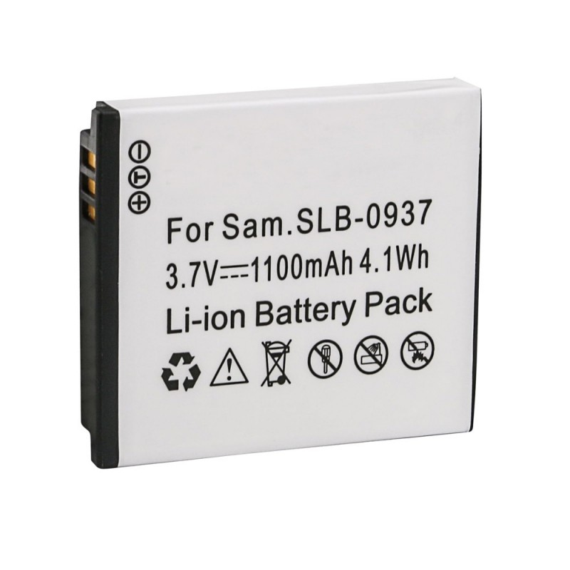                             Batteri til Samsung CL5 (3.7 V, 1100mAh) 2 Batteri + 1 Lader                             
                                                        
                            