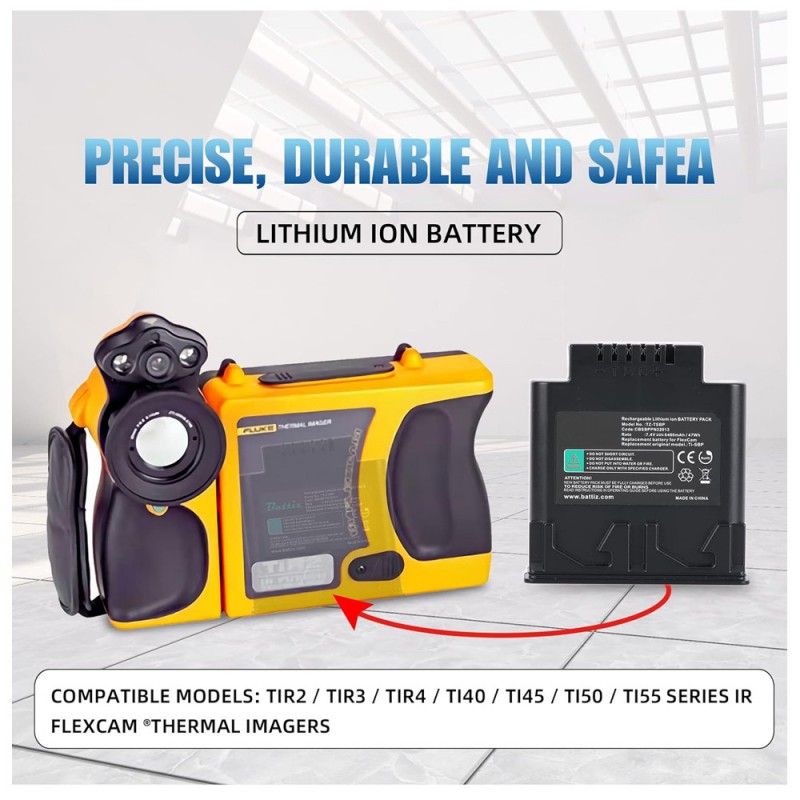                             Batteri til Fluke TI-SBP 7.4V 6800mAh (7.4V, 6800mAh)                            
                                                        
                            