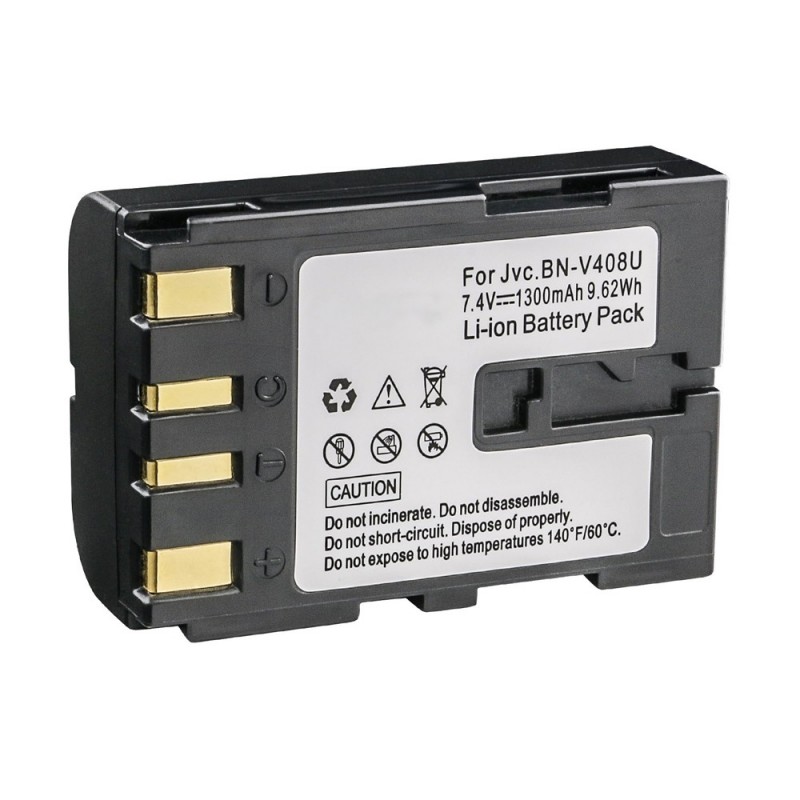                             Batteri til JVC GR-D33US (7.4V, 1300mAh) 2 Batteri + 1 Lader                             
                                                        
                            