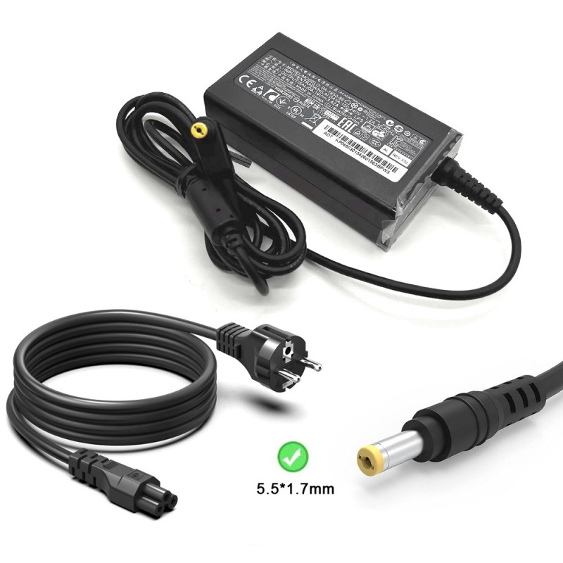Lader til Acer Aspire E5-573G(19V, 3.42A, 65W, 5.5*1.7mm)                            
                             
                            Lader til Acer Aspire E5-573G(19V, 3.42A, 65W, 5.5*1.7mm)
