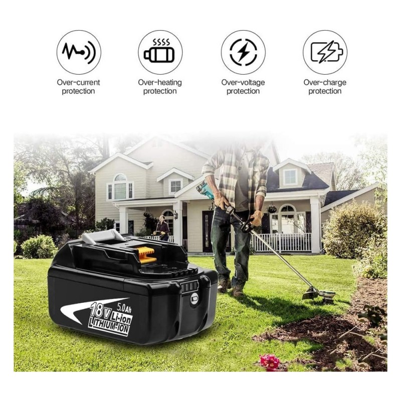                             Batteri til Makita BCF201Z (18V, 5000mAh)                            
                                                        
                            