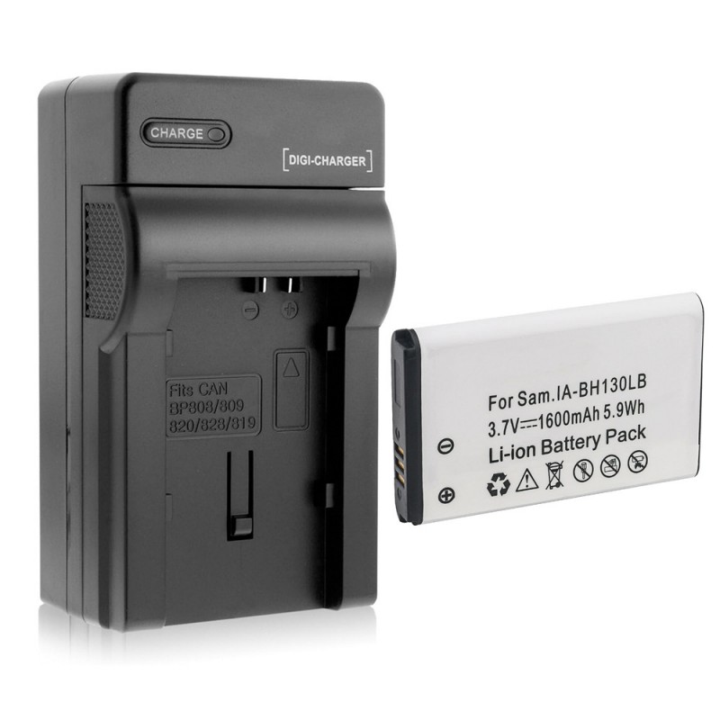                            Batteri til Samsung HMX-U15 (3.7V, 1600mAh) 1 Batteri + 1 Lader                             
                                                        
                            