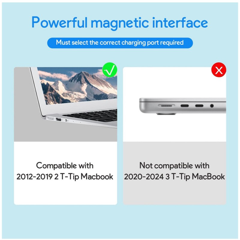 
                            Lader til Apple 85W 20V 4.25A T-Tip (20V, 4.25A, 85W, T-Tip)                            
                            