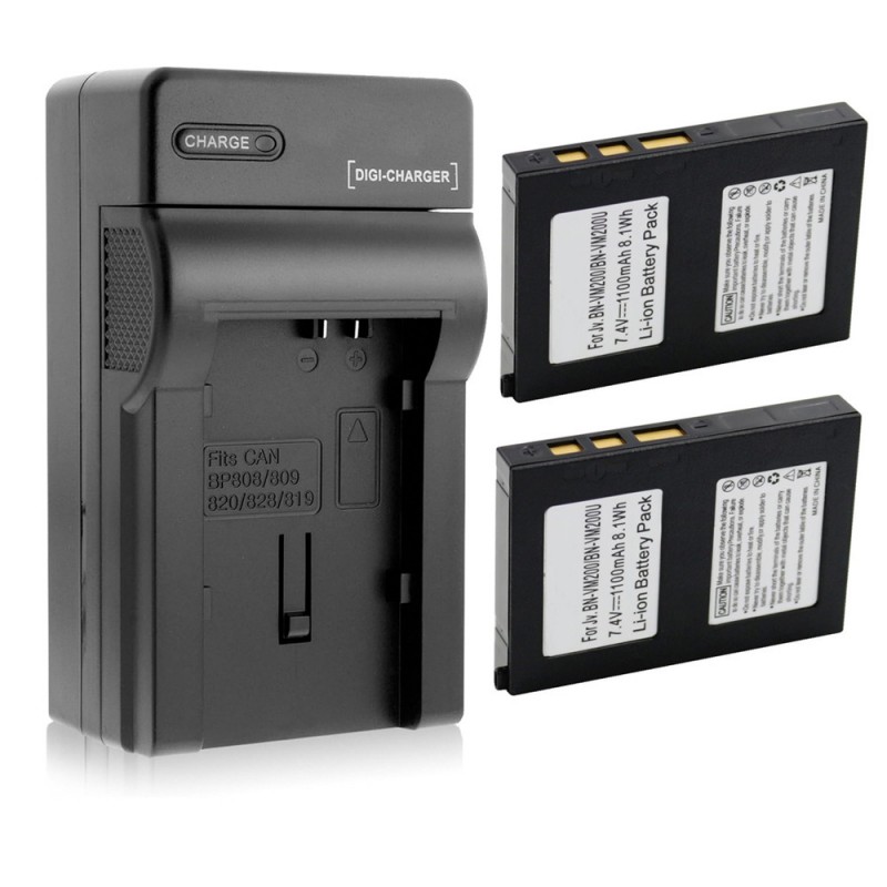                             Batteri til JVC GZ-MC200 (7.4V, 1100mAh, 2 Batteri + 1 Lader)                            
                                                        
                            