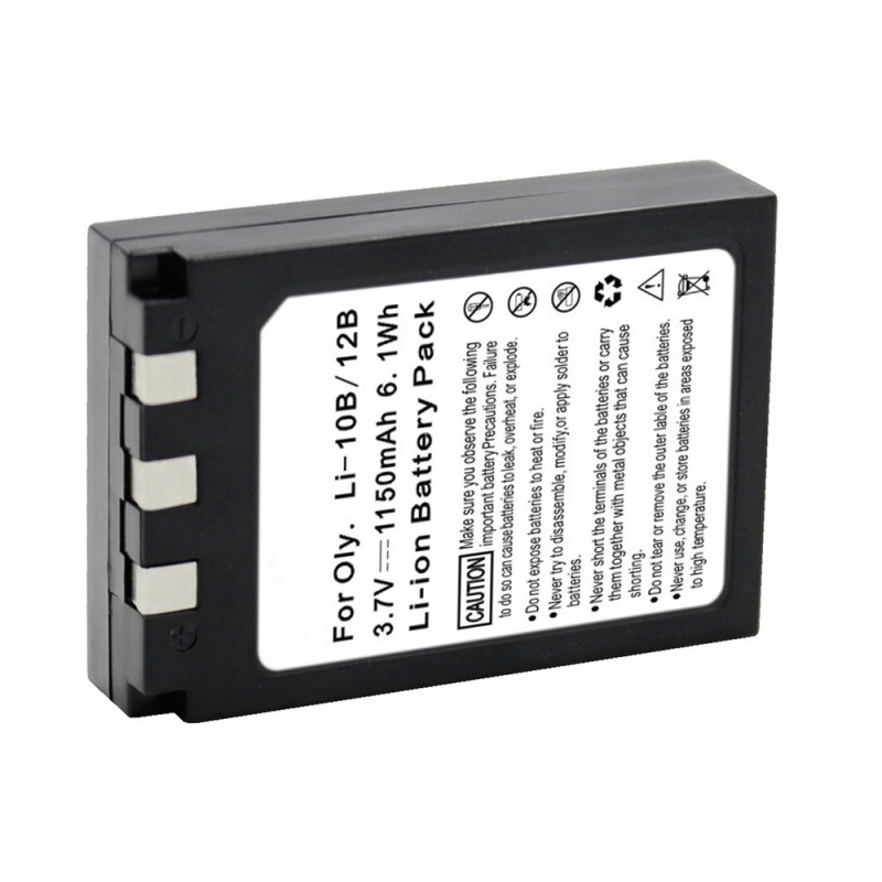                             Batteri til Olympus CAMEDIA C-760 (3.7V, 1150mAh) 1 Batteri + 1 Lader                             
                                                        
                            