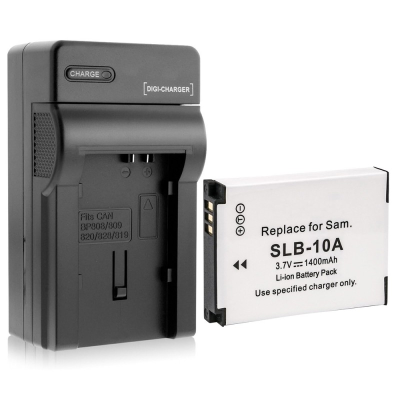                             Batteri til Samsung Digimax ES63 (3.7V, 1400mAh) 1 Batteri + 1 Lader                             
                                                        
                            
