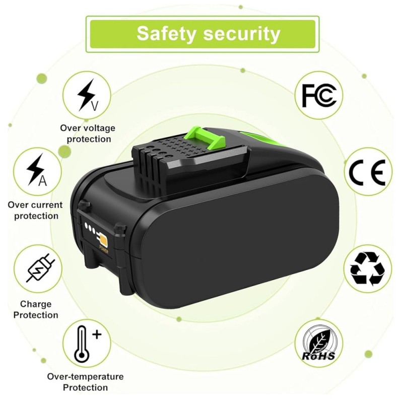                             Batteri til Worx WA3578 (20V, 6000mAh)                            
                                                        
                            