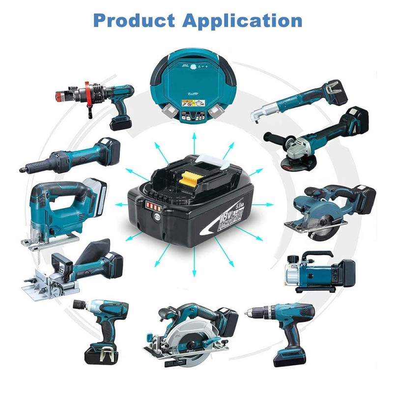                             Batteri til Makita BCF201Z (18V, 5000mAh)                            
                                                        
                            