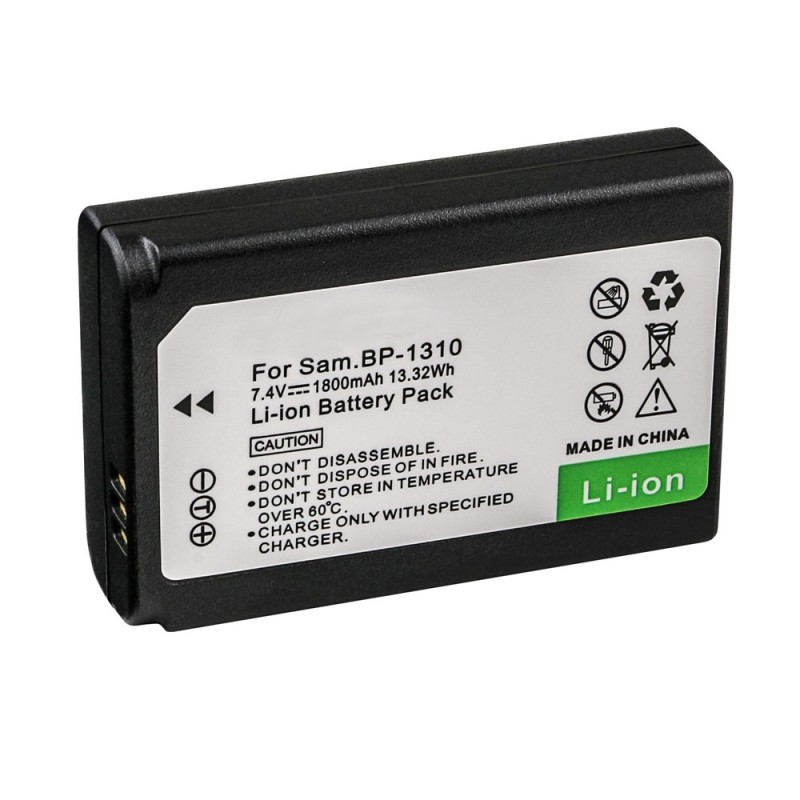                             Batteri til Samsung NX (7.4V, 1800mAh) 1 Batteri + 1 Lader                             
                                                        
                            