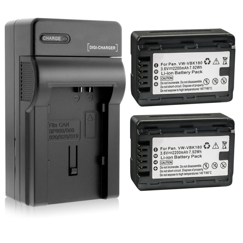 Batteri til Panasonic HDC-SD60PC (3.6V, 2200mAh, 2 Batteri + 1 Lader)
Batteri til Panasonic HDC-SD60PC (3.6V, 2200mAh, 2 Batteri + 1 Lader)