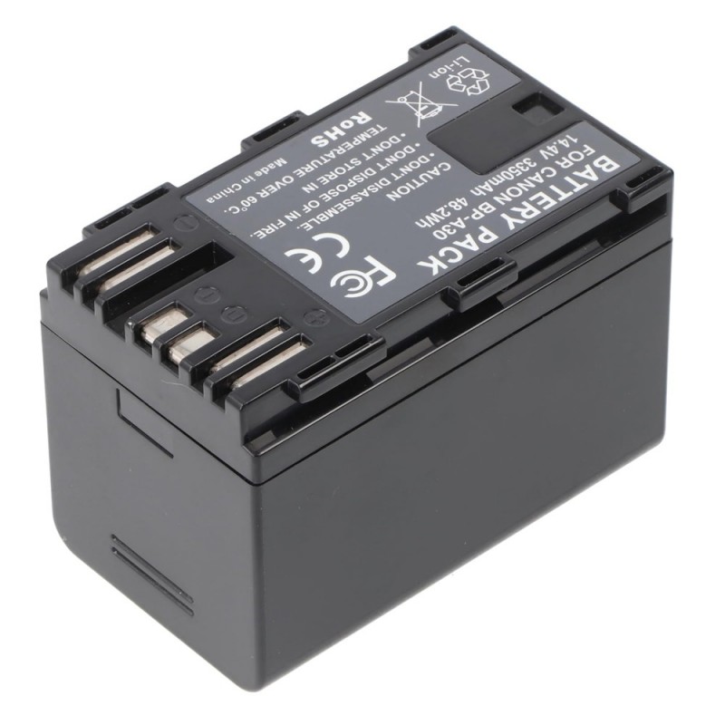                             Batteri til Canon EOS C70 (14.4V, 3200mAh) 2 Batteri + 1 Lader                             
                                                        
                            