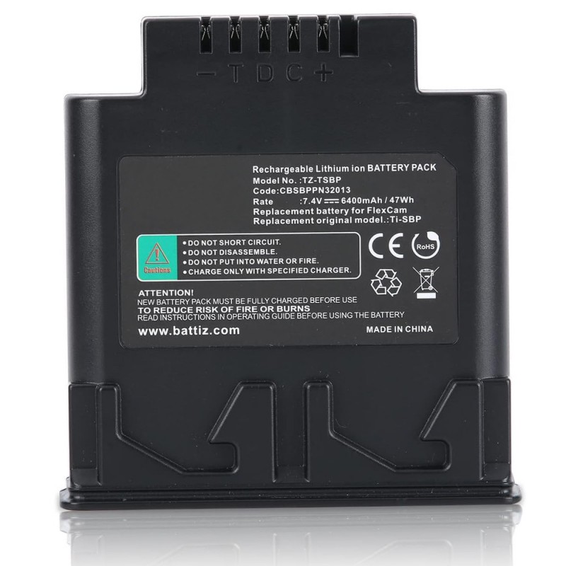                             Batteri til Fluke TI-SBP 7.4V 6800mAh (7.4V, 6800mAh)                            
                                                        
                            