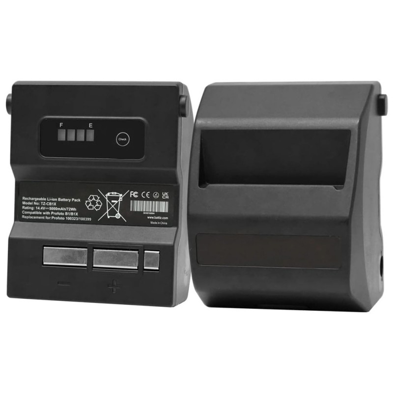                             Batteri til Profoto B1 (14.4V, 5000mAh)                            
                                                        
                            