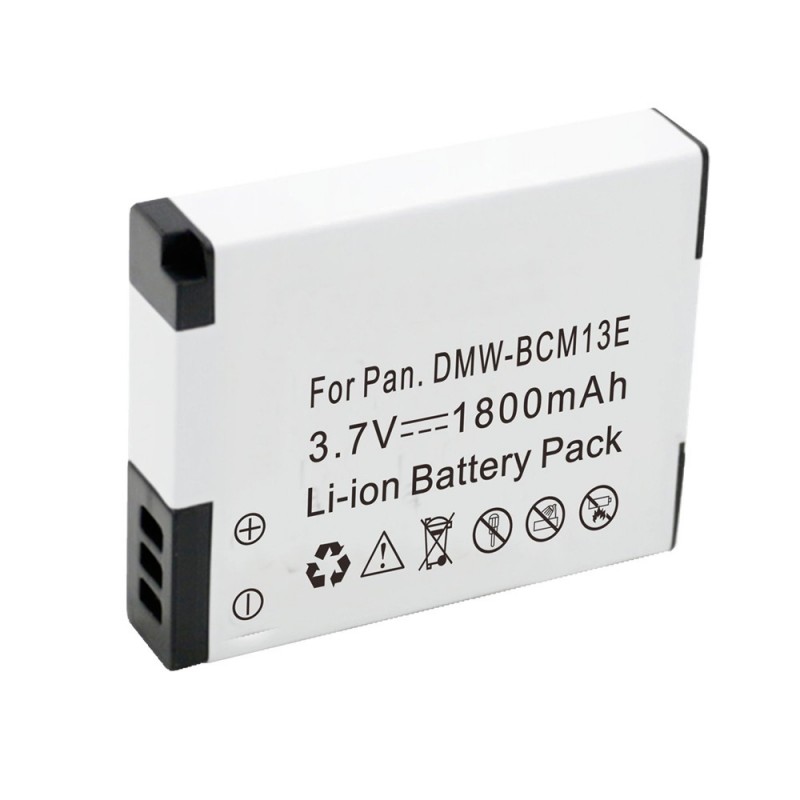                             Batteri til Panasonic Lumix DMC-TS5A (3.7V, 1800mAh) 2 Batteri + 1 Lader                             
                                                        
                            