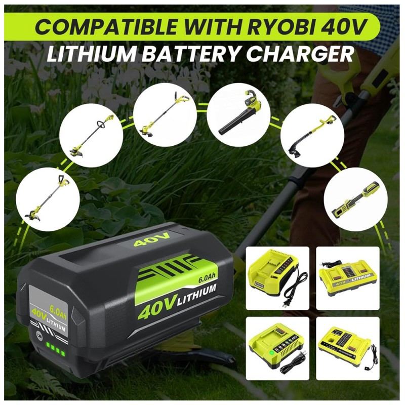                             Batteri til Ryobi RY40503 (40V, 4000mAh)                            
                                                        
                            