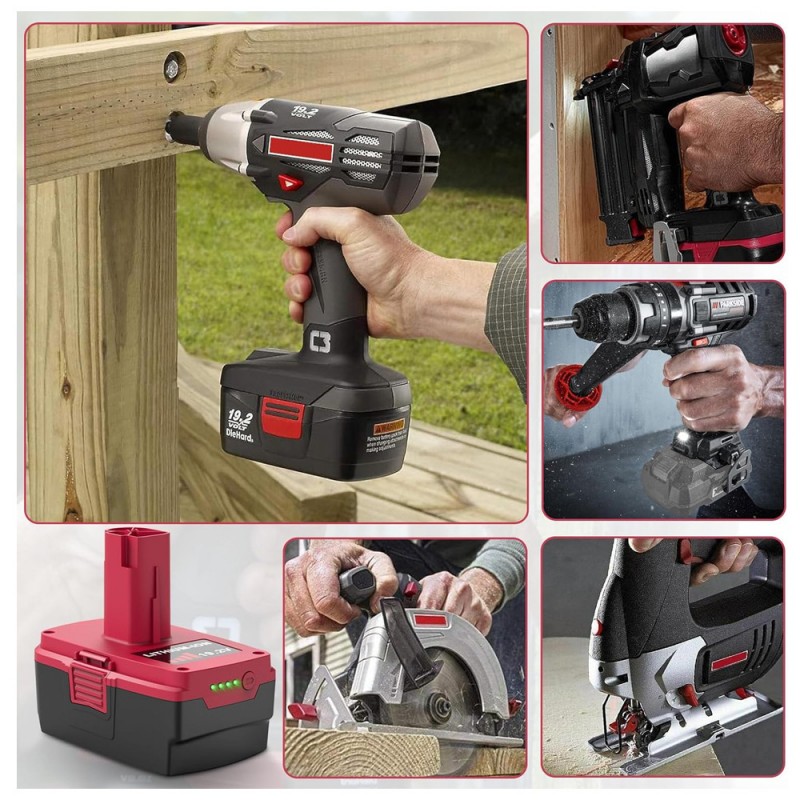                             Batteri til Craftsman C3 XCP (19.2V, 6000mAh)                            
                                                        
                            