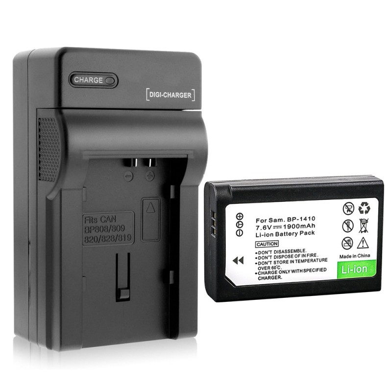                            Batteri til Samsung EV-NX30ZZBGBUS (7.6V, 1900mAh) 1 Batteri + 1 Lader                             
                                                        
                            