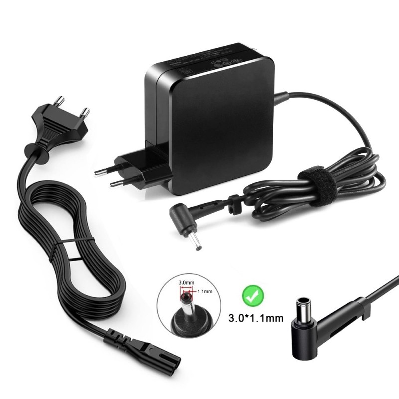
                            Lader til Asus ZenBook UX31A-R4004V (19V, 2.37A, 45W, 3.0*1.1mm)                            
                            