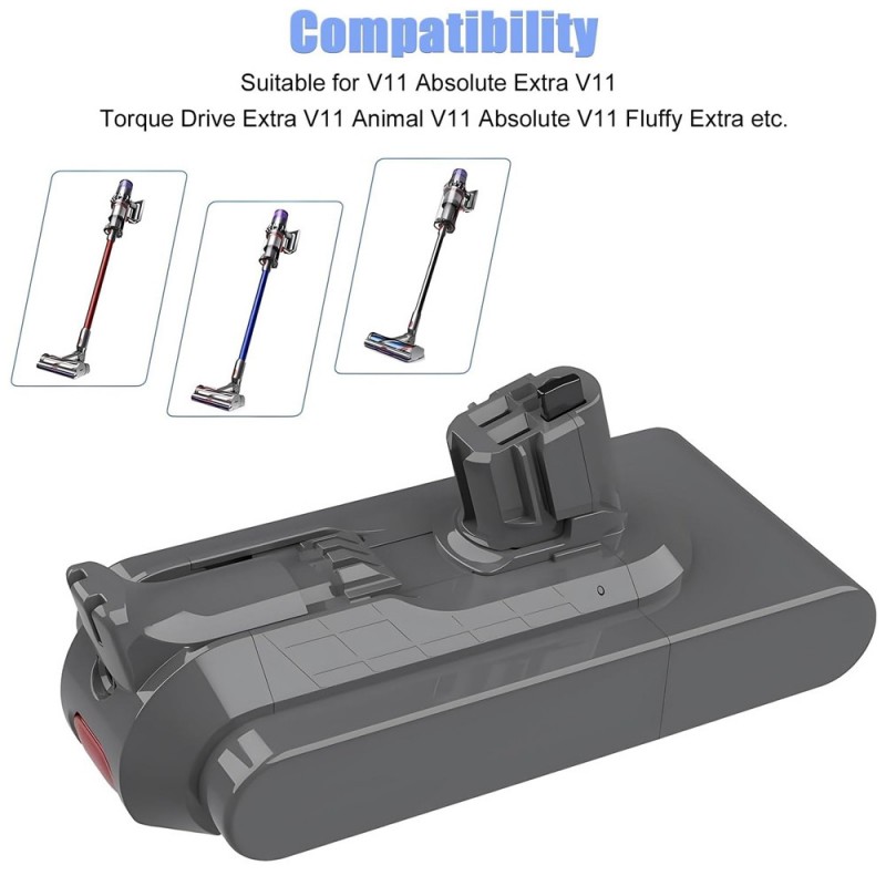                            Batteri til Dyson V11 (25.2V, 4200mAh)                            
                                                        
                            