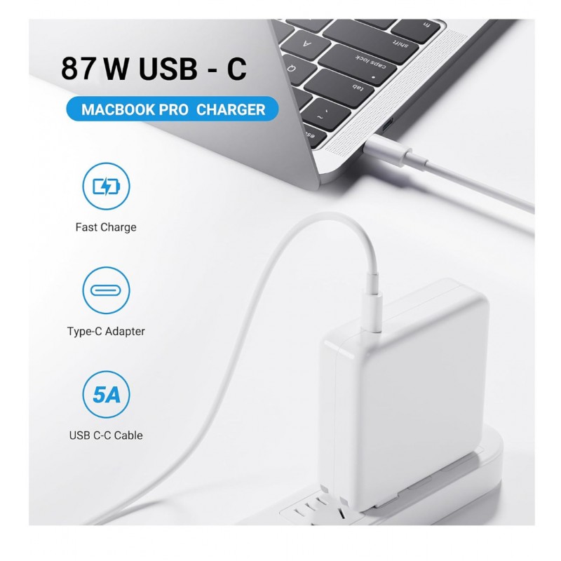 Lader til Apple MacBook Air Retina 13 inch 2018(20.2V, 4.3A, 87W, Type C)                            
                             
                            Lader til Apple MacBook Air Retina 13 inch 2018(20.2V, 4.3A, 87W, Type C)