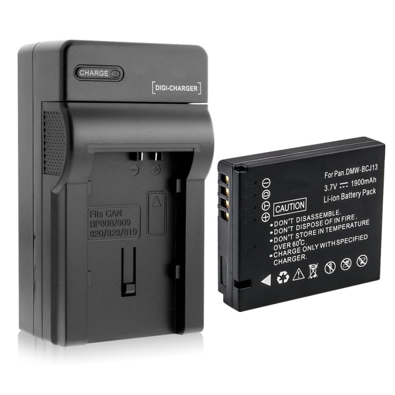 Batteri til Panasonic DMW-BCJ13PP (3.7V, 1900mAh, 1 Batteri + 1 Lader)
Batteri til Panasonic DMW-BCJ13PP (3.7V, 1900mAh, 1 Batteri + 1 Lader)