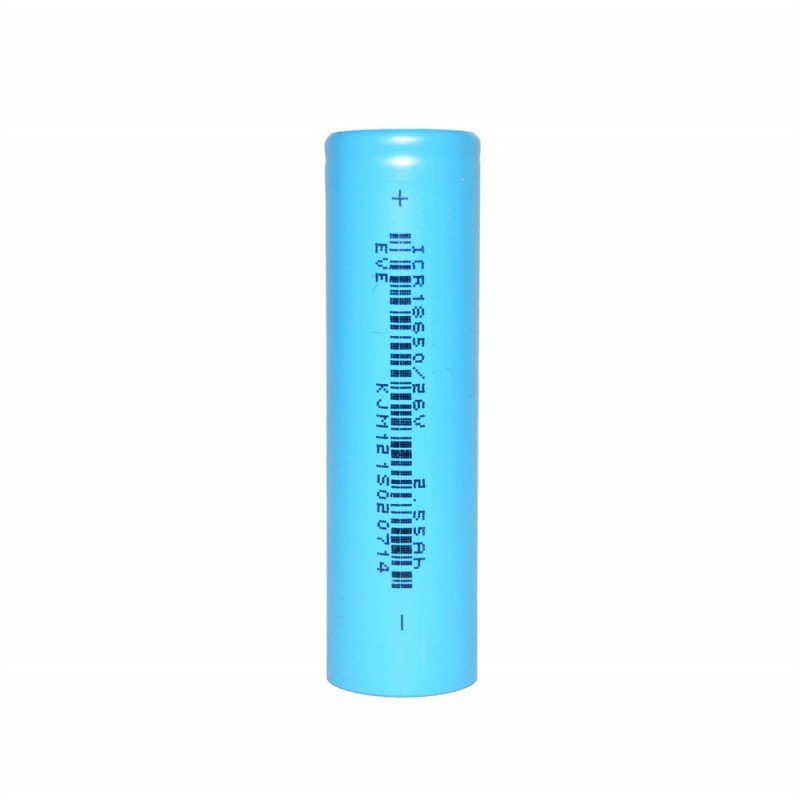 Batteri til EVE Oppladbart 18650 ICR18650-26V 3.6V 2500mAh