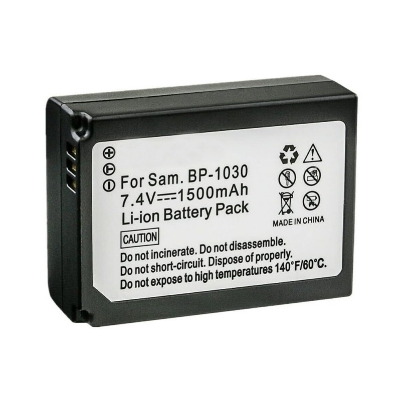                             Batteri til Samsung BC-1030b (7.4V, 1500mAh) 1 Batteri + 1 Lader                             
                                                        
                            