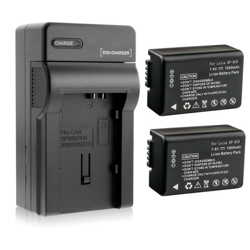                             Batteri til Leica BC-DC9 (7.4V, 1500mAh, 2 Batteri + 1 Lader)                            
                                                        
                            