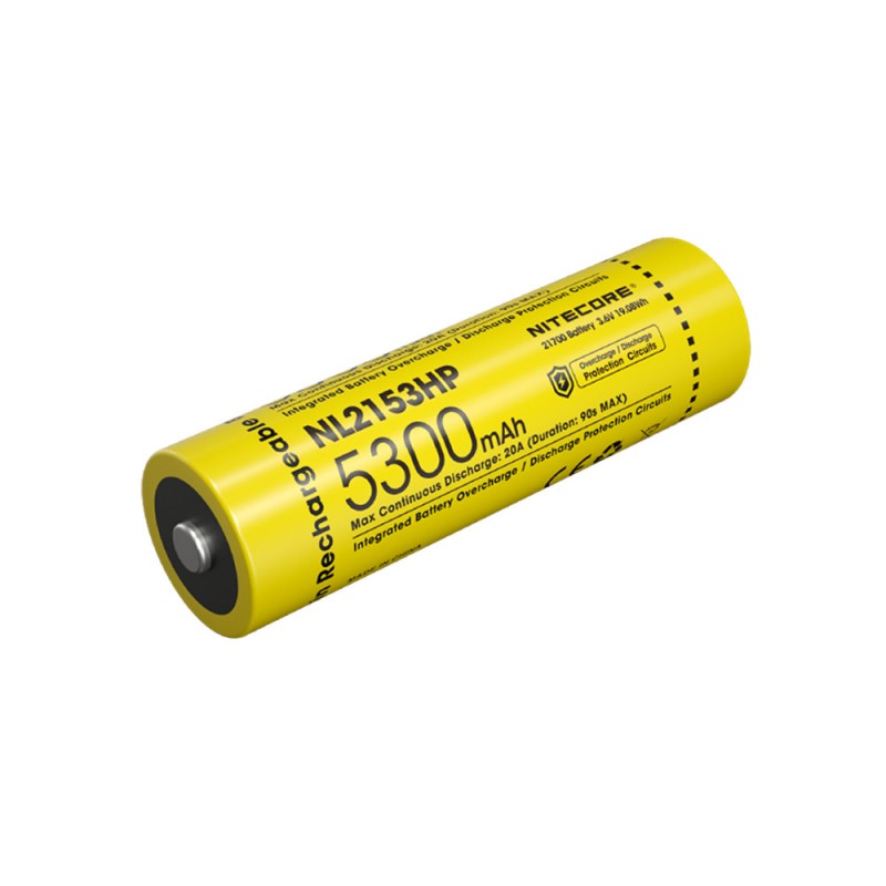 Batteri til Nitecore 21700 NL2153HP 3.6V 5300mAh