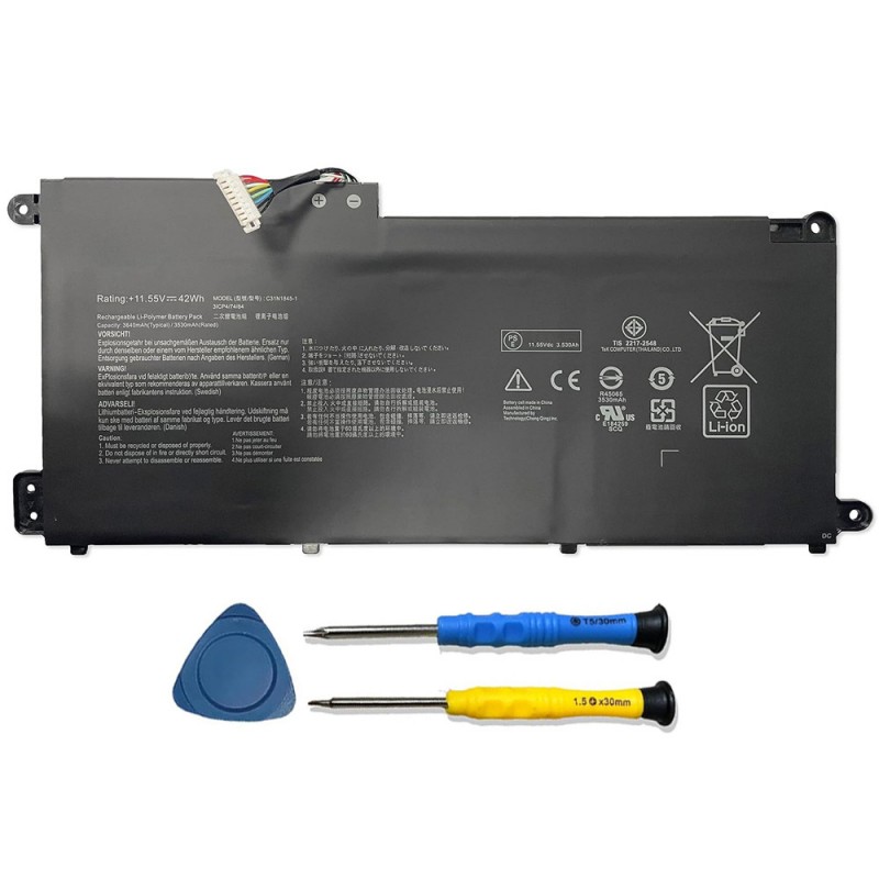                             Batteri til Asus Chromebook Flip C436FA (11.55V, 42Wh)                            
                                                        
                            