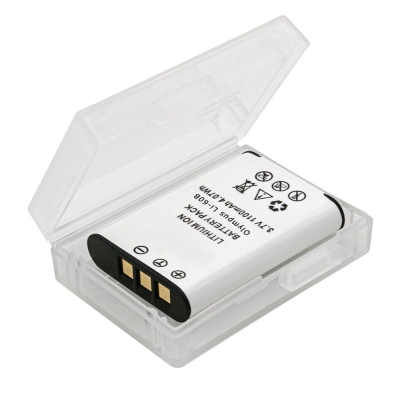                             Batteri til Olympus Li-60C (3.7V, 1100mAh) 1 Batteri + 1 Lader                             
                                                        
                            