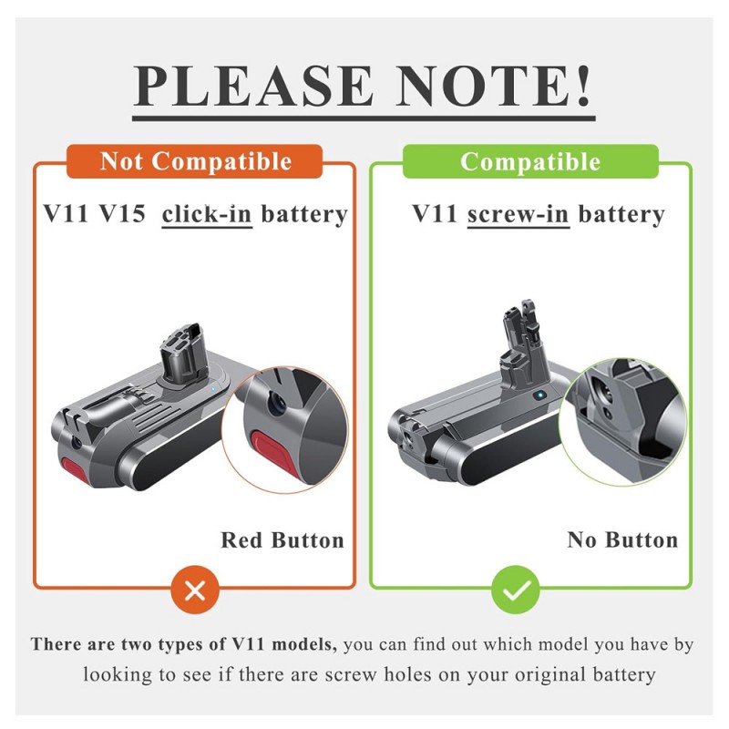                             Batteri til Dyson V11 (25.2V, 3800mAh)                            
                                                        
                            