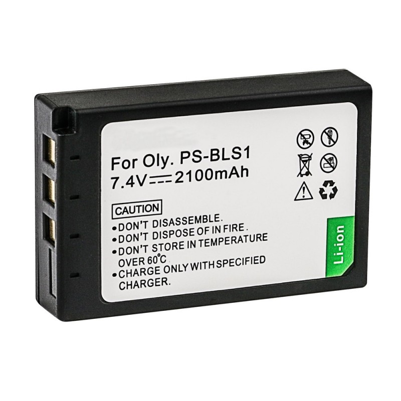                             Batteri til Olympus E-PL1 (7.4V, 2100mAh) 2 Batteri + 1 Lader                             
                                                        
                            