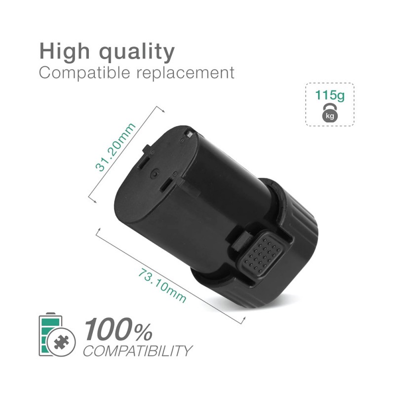                             Batteri til Makita CL072DZ (7.2V, 2500mAh)                            
                                                        
                            