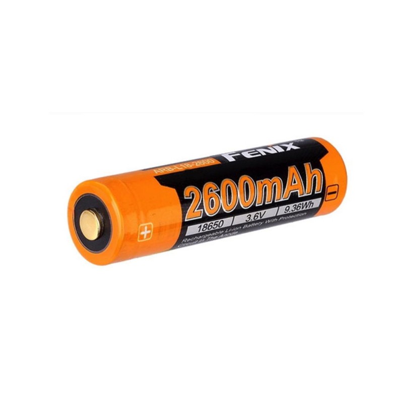 Batteri til Fenix Oppladbart 18650 3.6V 2600mAh
