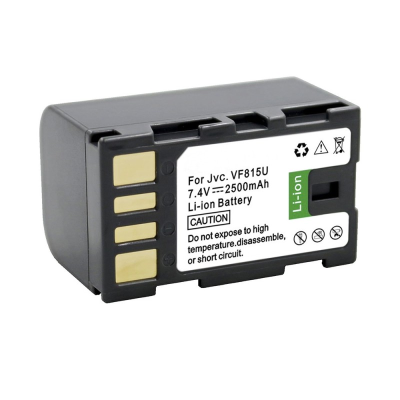                             Batteri til JVC BN-VF815 (7.4V, 2500mAh) 2 Batteri + 1 Lader                             
                                                        
                            
