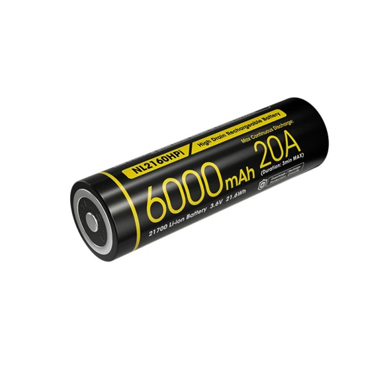 Batteri til Nitecore 21700 NL2160HPi 3.6V 6000mAh